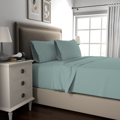 Set di lenzuola antipiega in misto cotone di lusso Color Sense 800TC