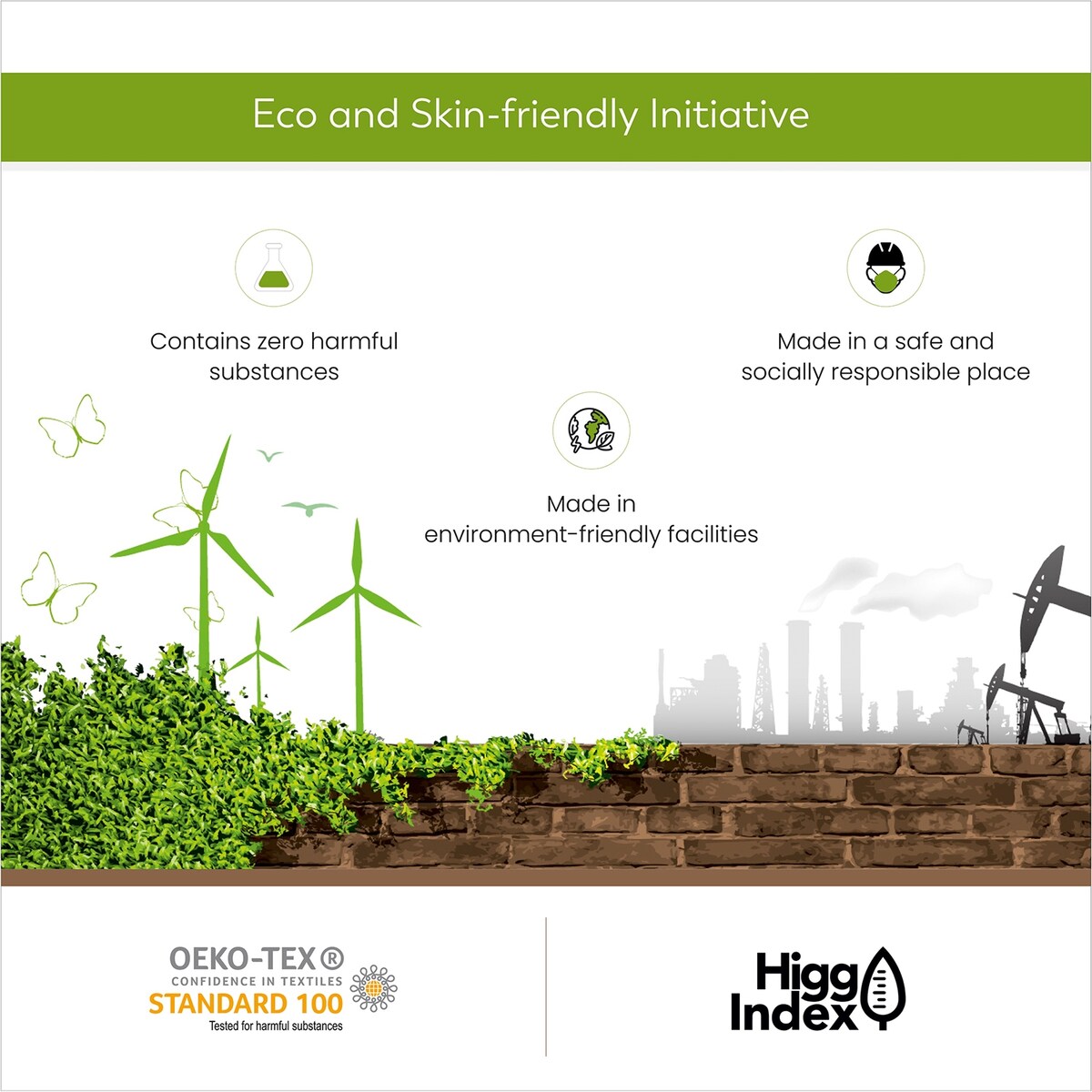 Set di lenzuola antipiega in misto cotone di lusso Color Sense 800TC