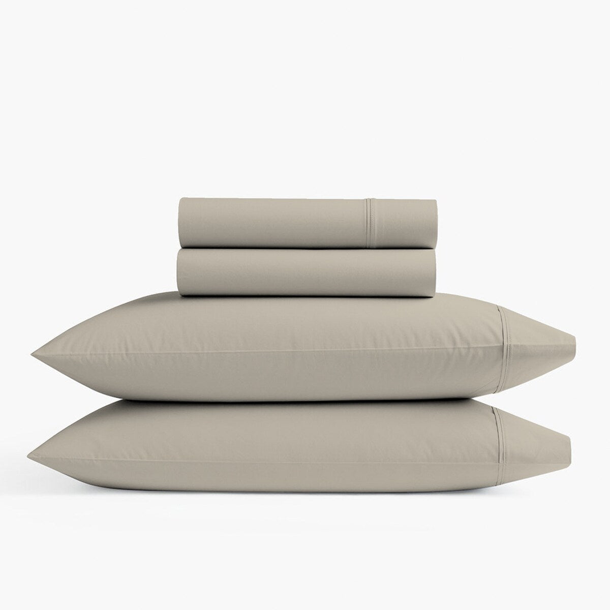 Set di lenzuola antipiega in misto cotone di lusso Color Sense 800TC