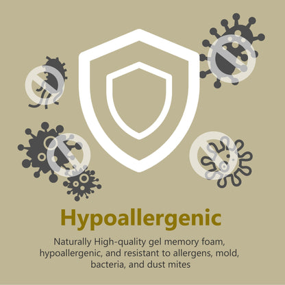 Materasso memory in gel ipoallergenico Comfiture Modern da 12 pollici di DreamMax