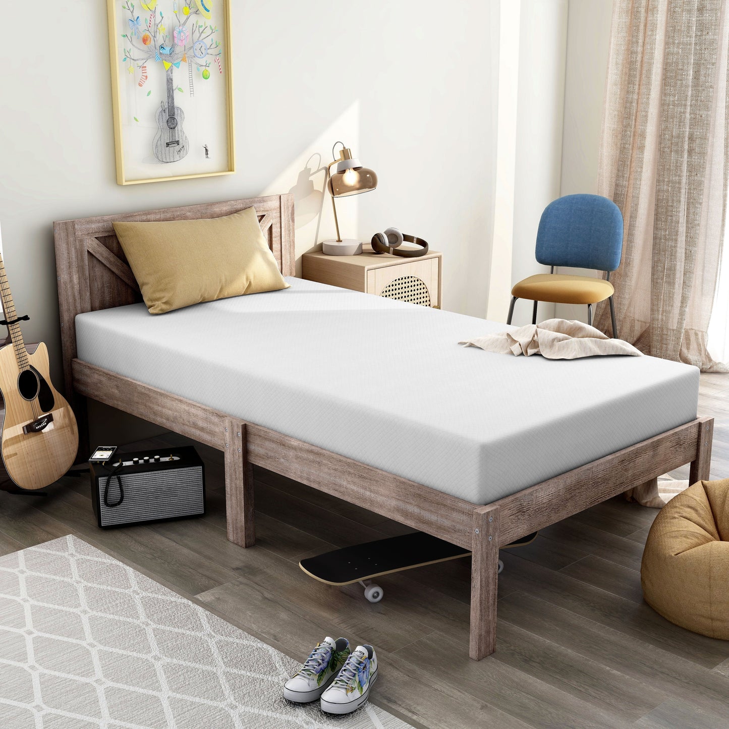Materasso in memory foam ipoallergenico Comfiture Modern da 6 pollici di DreamMax