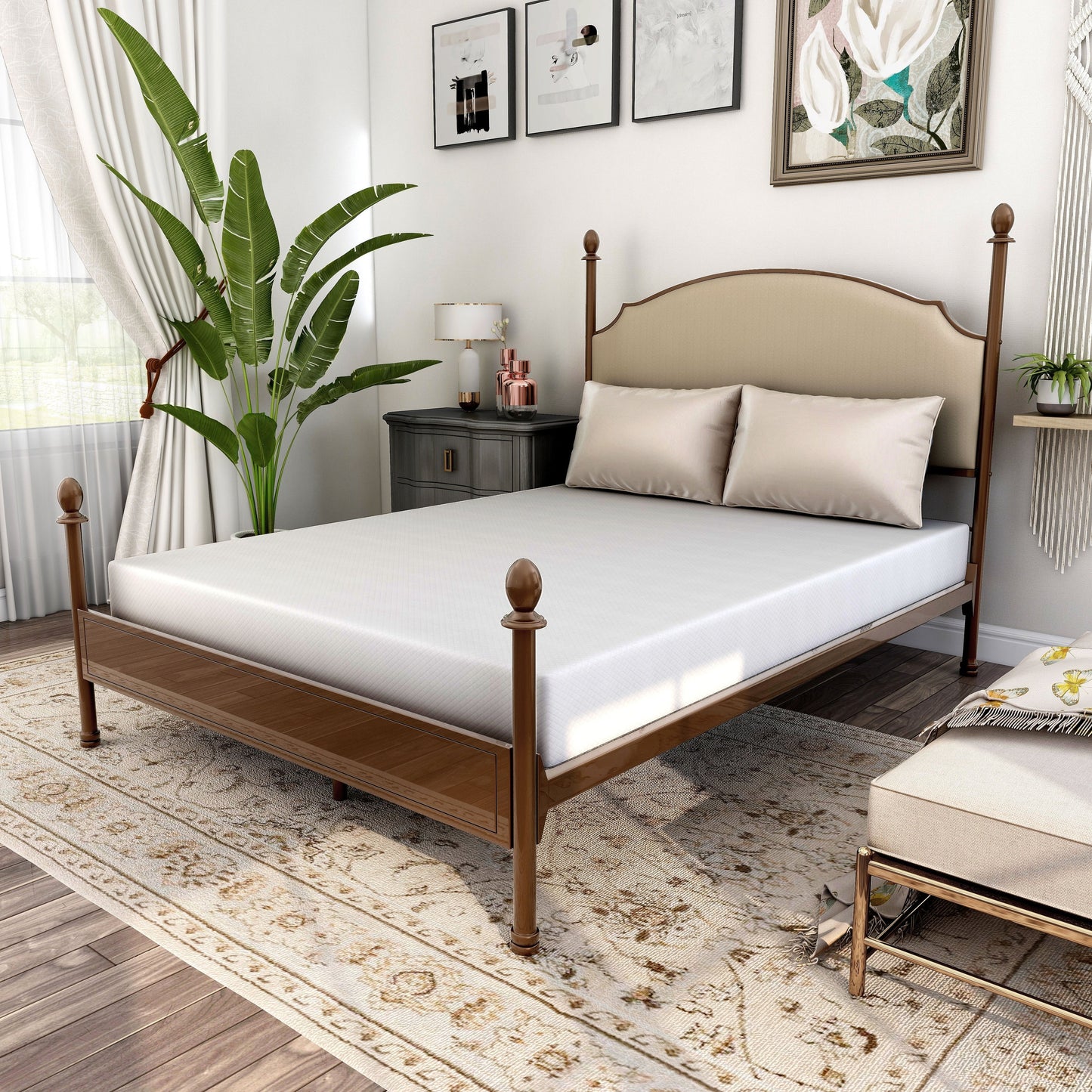 Materasso in memory foam ipoallergenico Comfiture Modern da 6 pollici di DreamMax