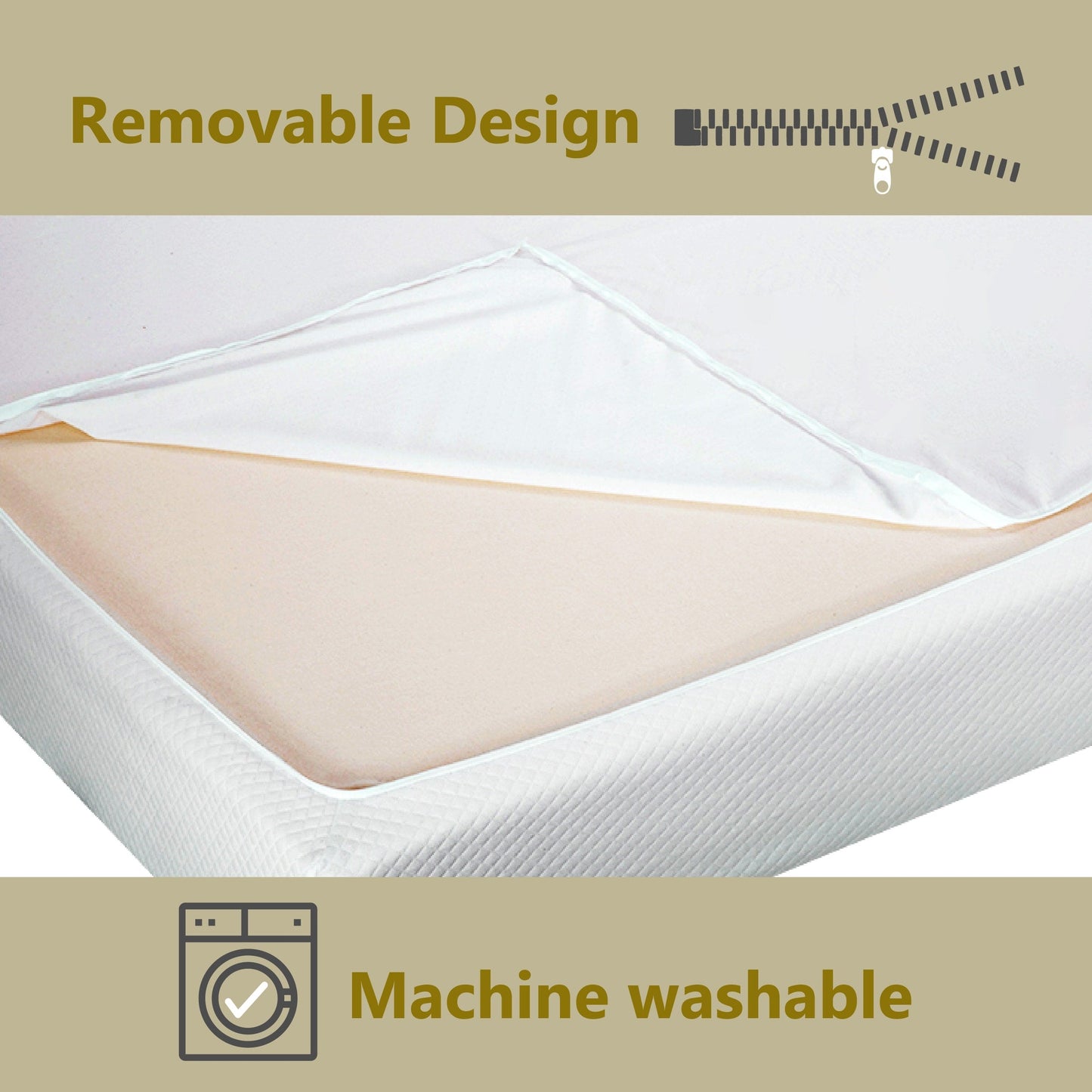 Materasso in memory foam ipoallergenico Comfiture Modern da 8 pollici di DreamMax