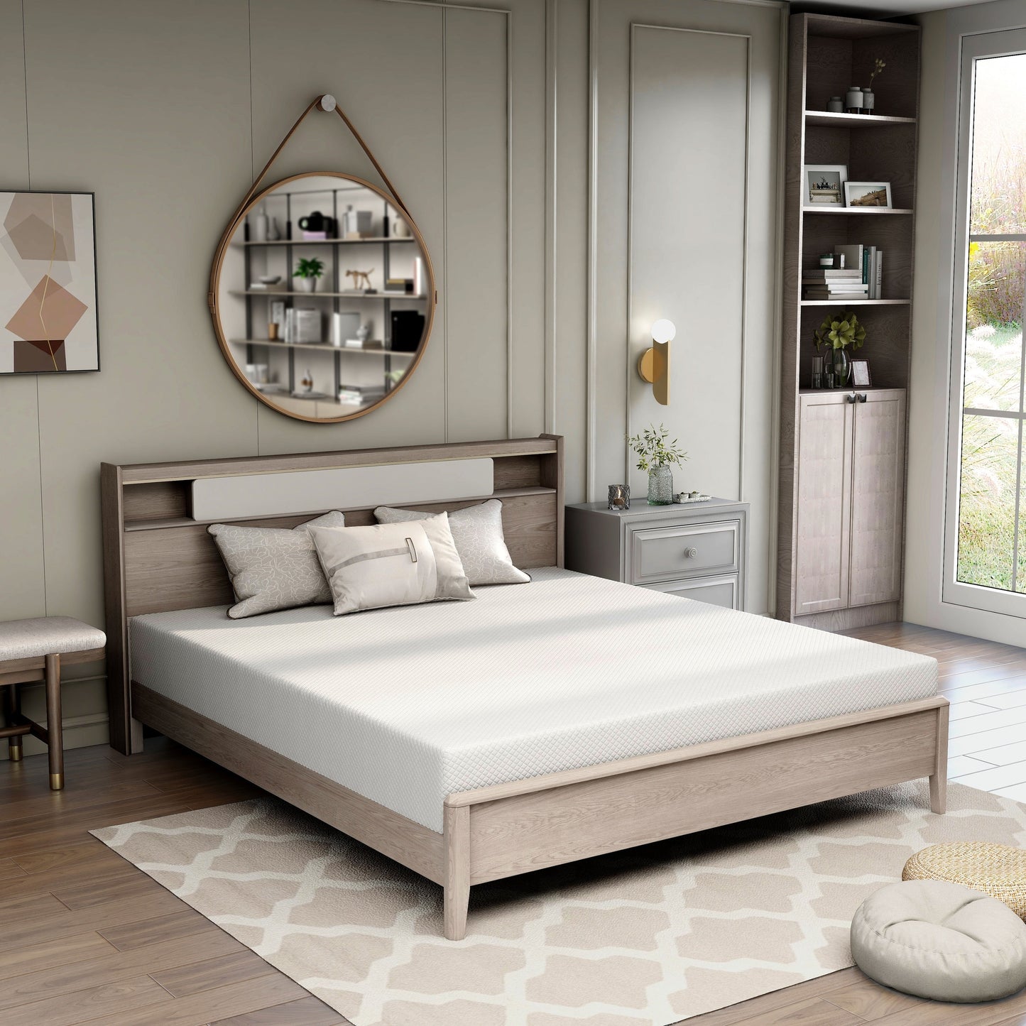 Materasso in memory foam ipoallergenico Comfiture Modern da 8 pollici di DreamMax