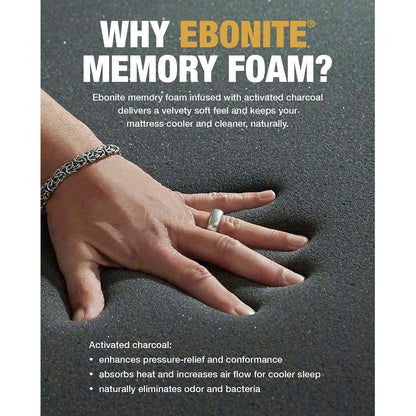 Materasso in memory foam ComforPedic Loft di BeautyRest 12 Ebonite