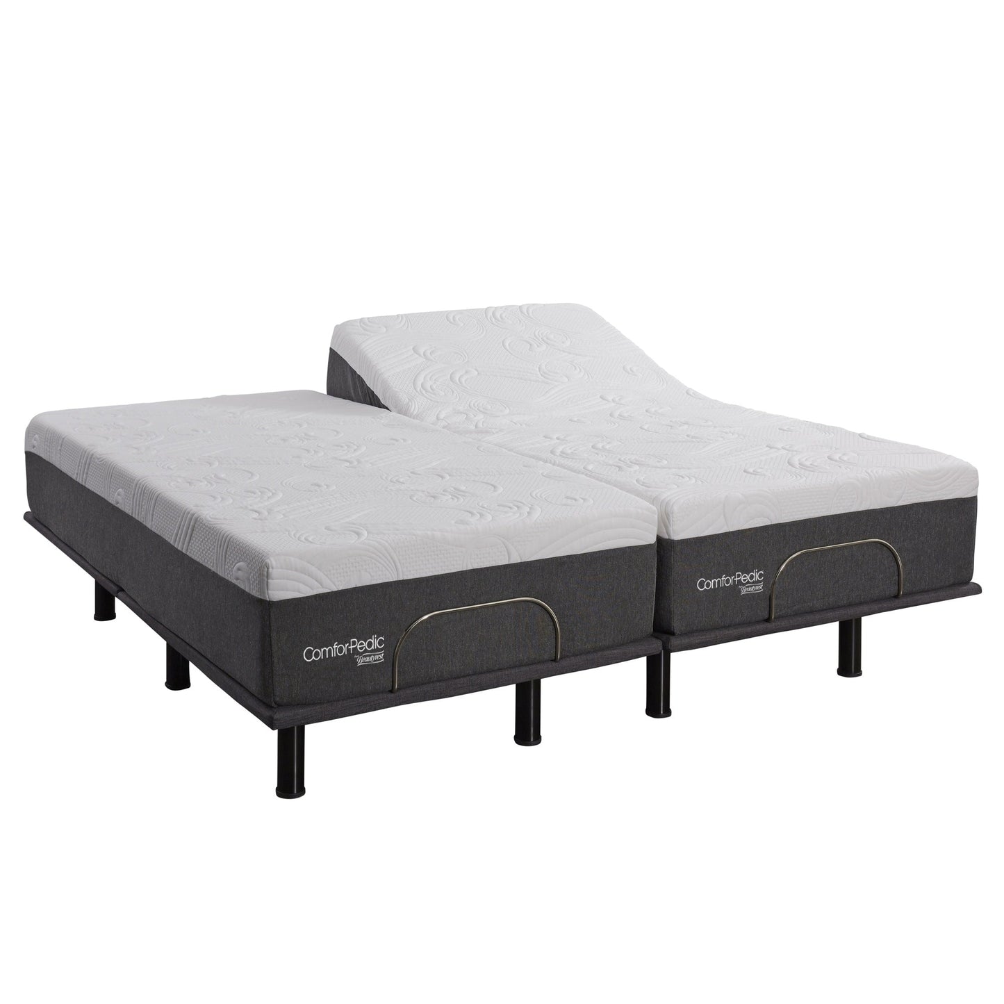 ComforPedic di BeautyRest Materasso NRGel da 12 pollici e set letto regolabile