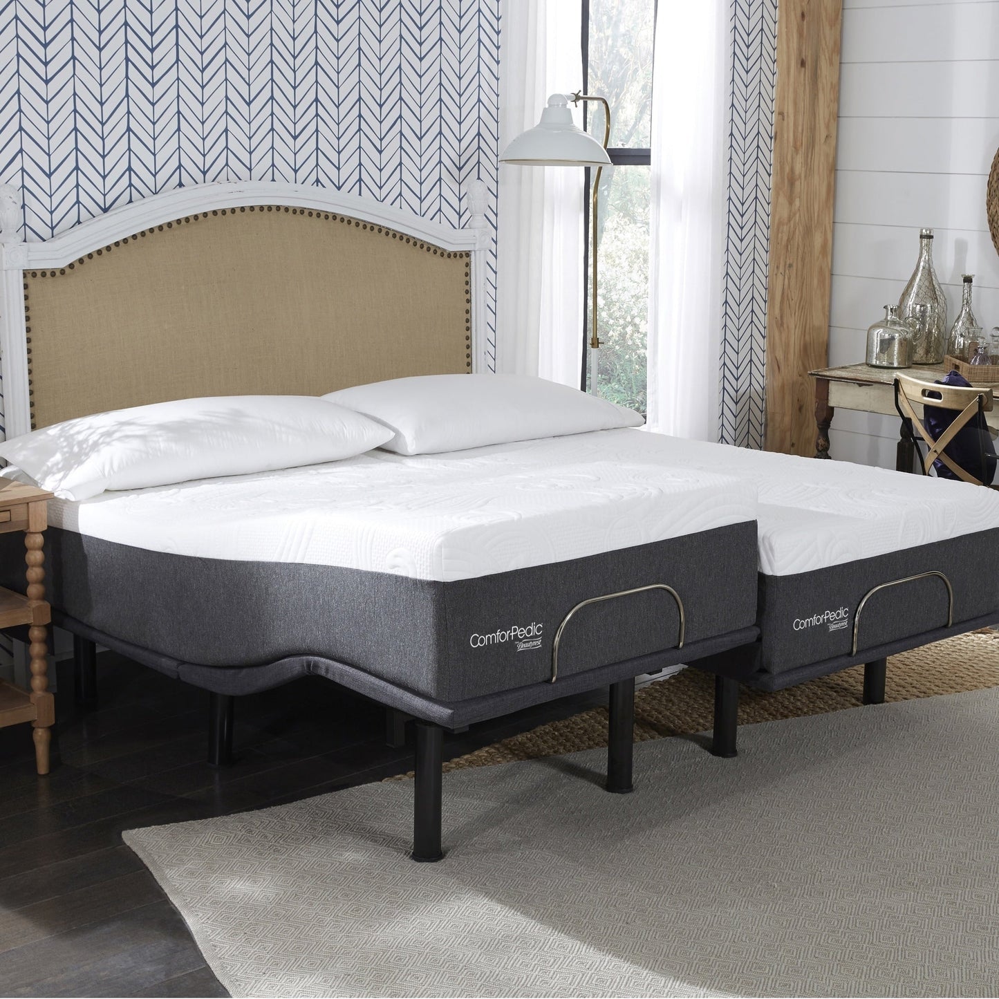 ComforPedic di BeautyRest materasso da 14 pollici e set letto regolabile