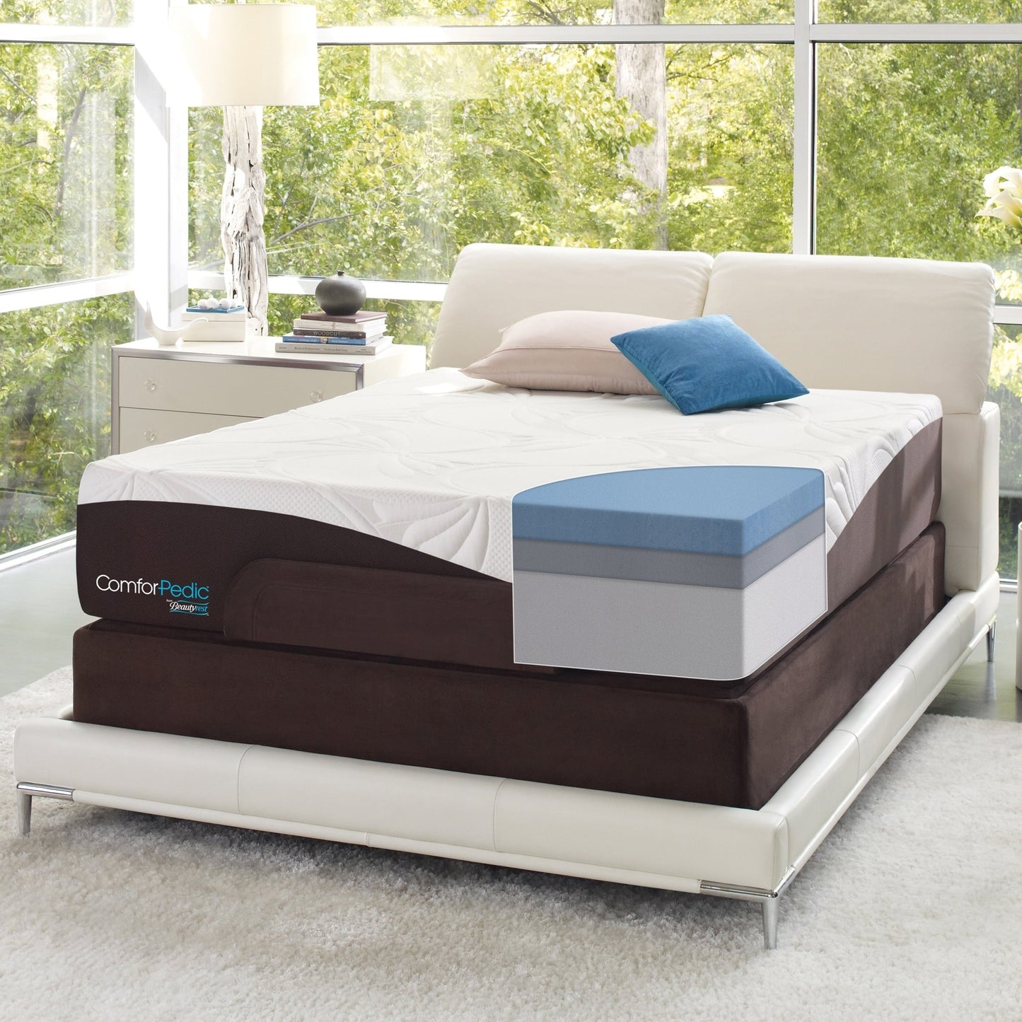 ComforPedic di Beautyrest Scegli il tuo set di materassi in memory foam gel da 12 pollici