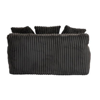 Divano letto in velluto a coste con imbottitura in spugna altamente elastica, divano senza installazione per soggiorno