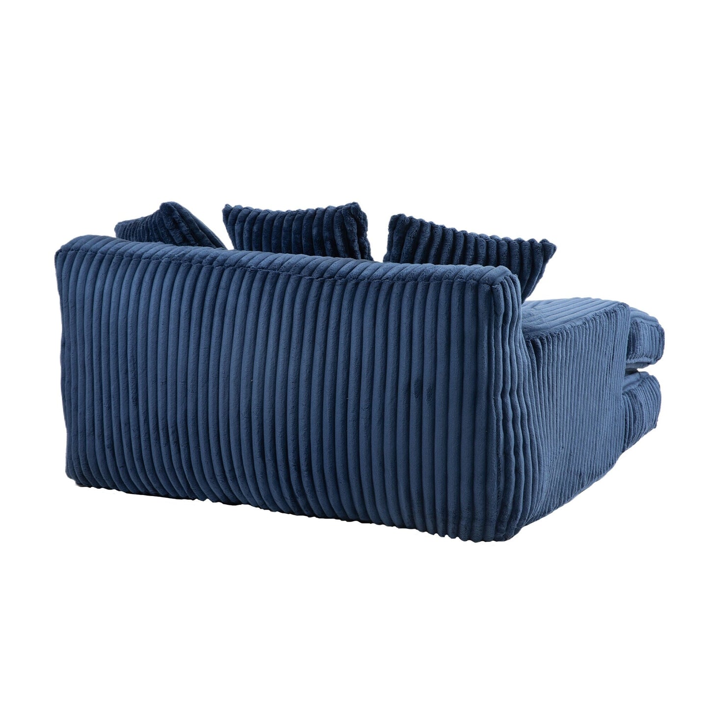 Divano letto in velluto a coste con imbottitura in spugna altamente elastica, divano senza installazione per soggiorno