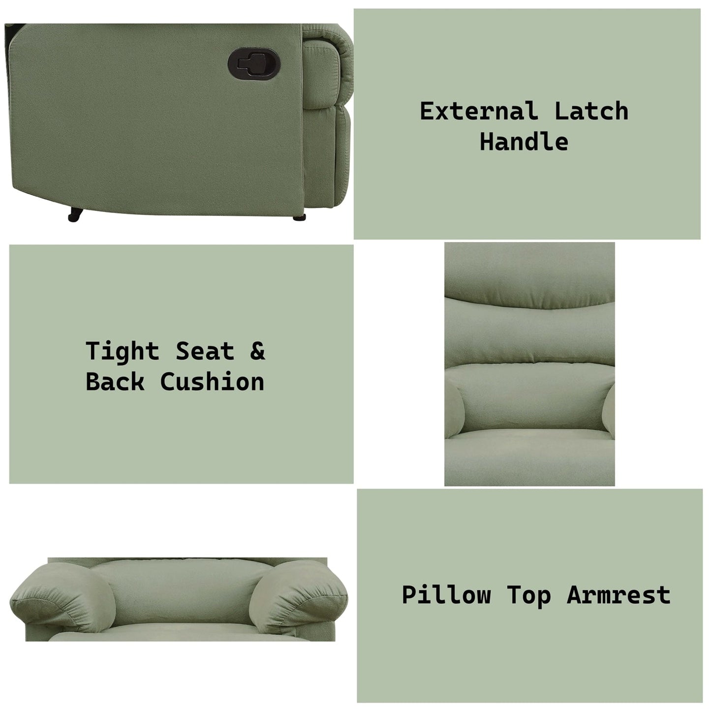 Comoda poltrona reclinabile in microfibra per momenti di relax