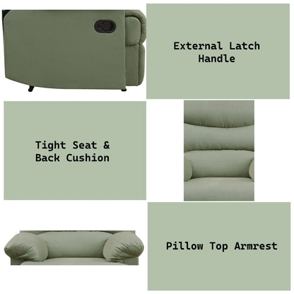 Comoda poltrona reclinabile in microfibra per momenti di relax