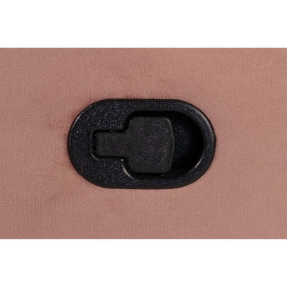 Comoda poltrona reclinabile singola con maniglia manuale e rivestimento in velluto per il massimo relax