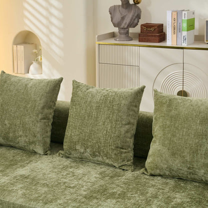 Comodo divano letto pieghevole trasformabile, divano letto da terra, divano da terra in ciniglia con braccioli, divano da terra