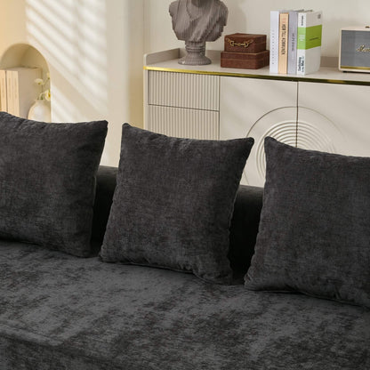 Divano letto pieghevole e trasformabile, comodo divano letto da terra, divano da terra in ciniglia con braccioli, divano da terra