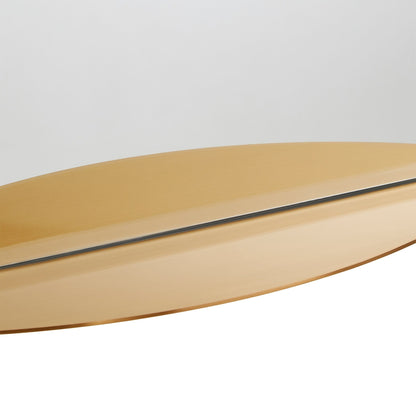 Specchio da parete ad arco in metallo Concord con mensola di iNSPIRE Q Bold