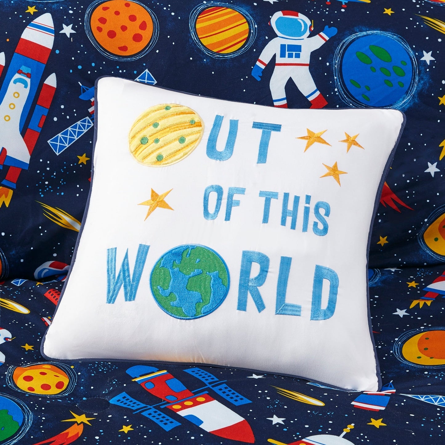 Set di piumoni Conner Outer Space di Intelligent Design Kids