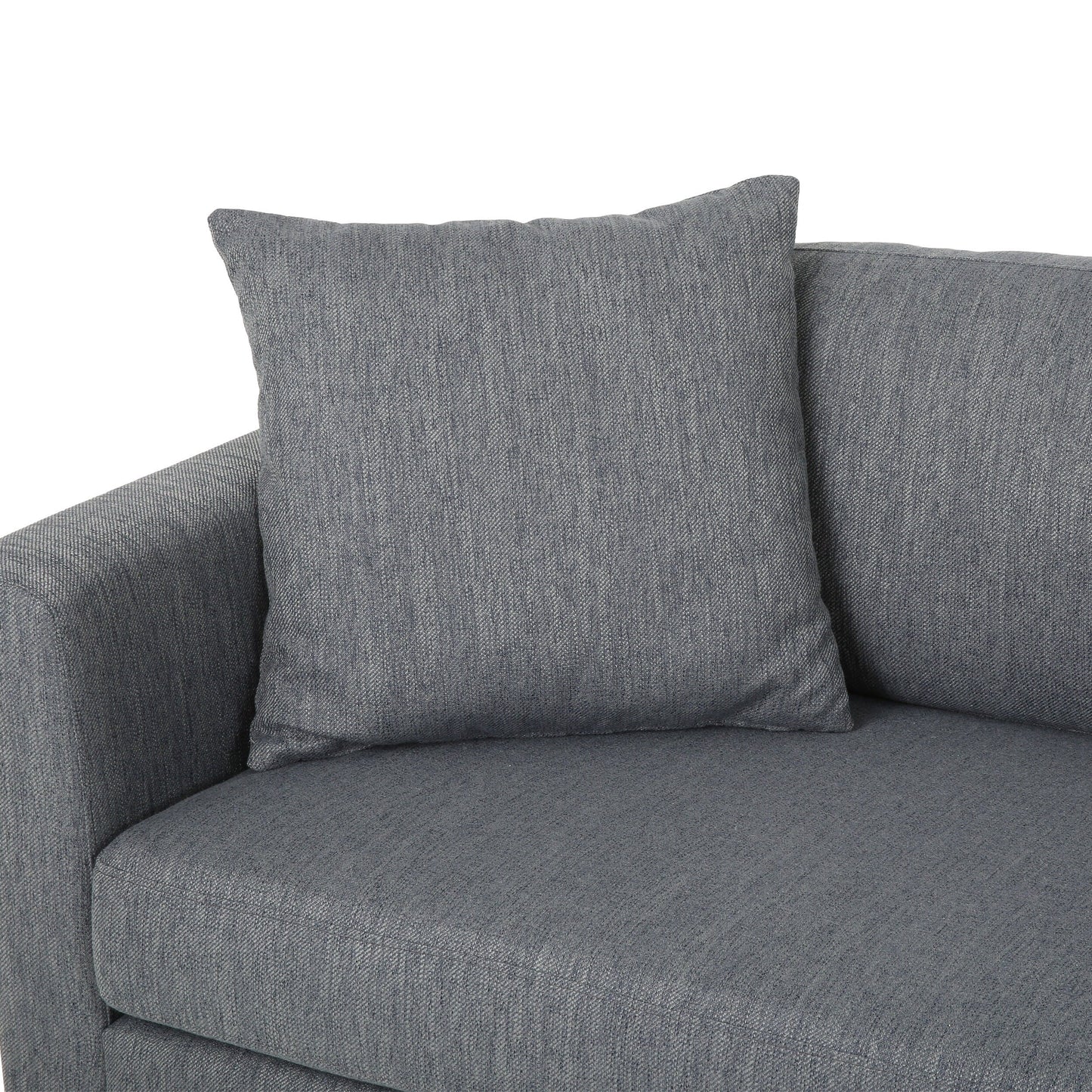 Divano moderno a 3 posti con eleganti gambe in legno e rivestimento morbido: perfetto per gli spazi abitativi moderni