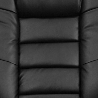 Poltrona reclinabile imbottita multiposizione contemporanea con pouf