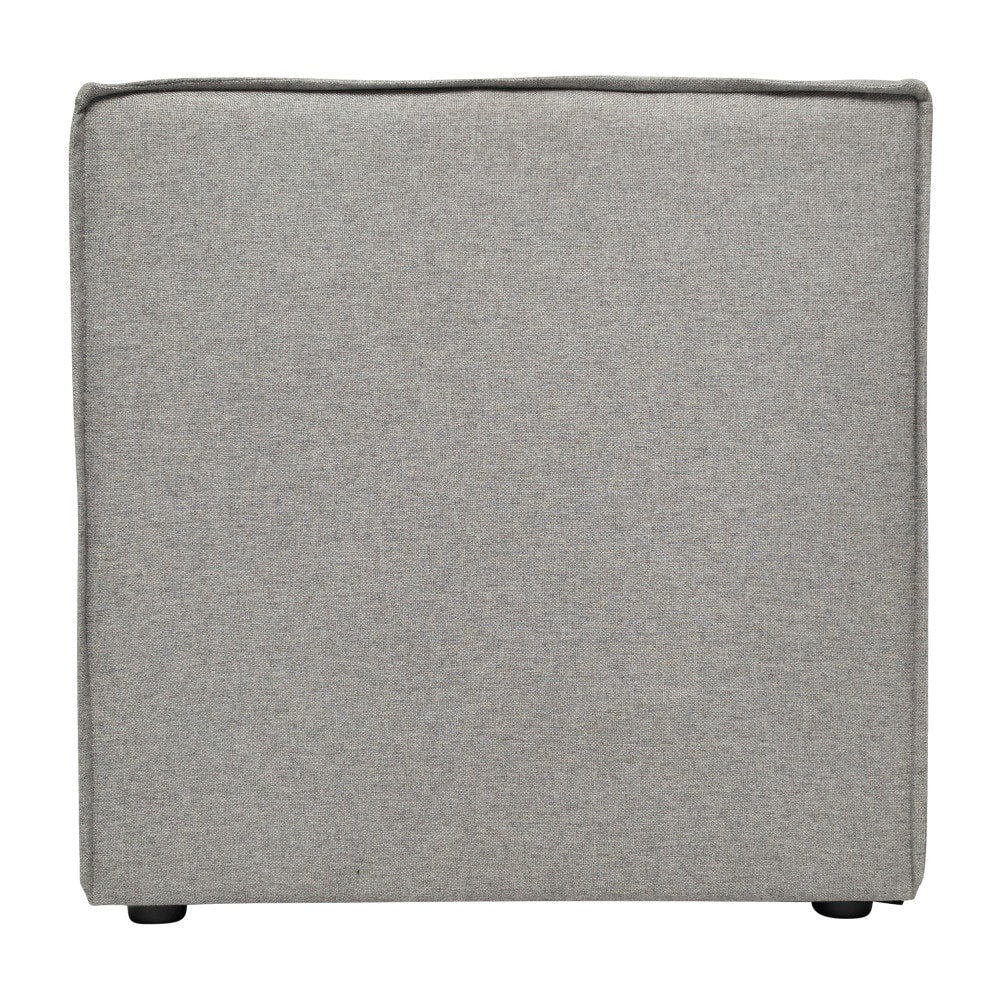 Divano componibile modulare contemporaneo senza braccioli con poltrona centrale - 36,75 P x 28,25 L x 28 A