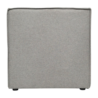 Divano componibile modulare contemporaneo senza braccioli con poltrona centrale - 36,75 P x 28,25 L x 28 A