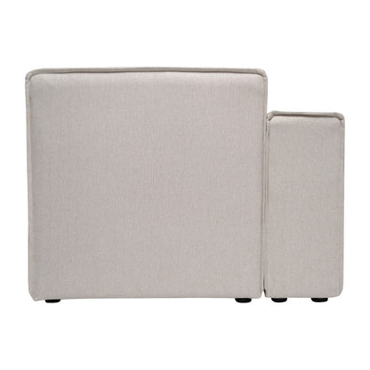 Divano componibile modulare contemporaneo con bracciolo sul lato sinistro