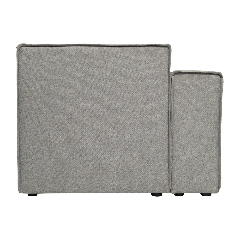 Divano componibile modulare contemporaneo con bracciolo sul lato sinistro