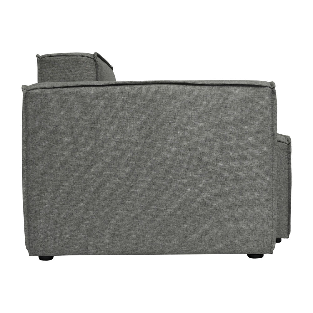 Divano componibile modulare contemporaneo con bracciolo sul lato sinistro