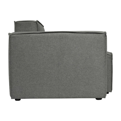 Divano componibile modulare contemporaneo con bracciolo sul lato sinistro