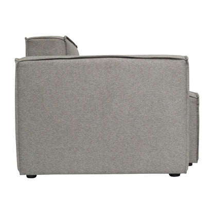 Divano componibile modulare contemporaneo con bracciolo sul lato sinistro