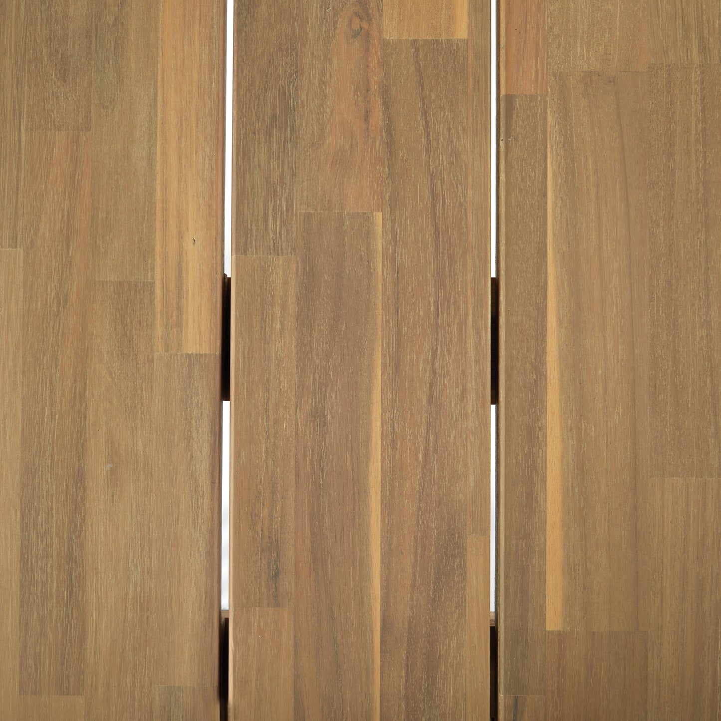 SEI Furniture Set da pranzo contemporaneo in legno di acacia naturale da 3 pezzi con tavolo da pranzo e panche