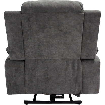 Poltrona reclinabile elettrica moderna con braccioli e schienale imbottiti