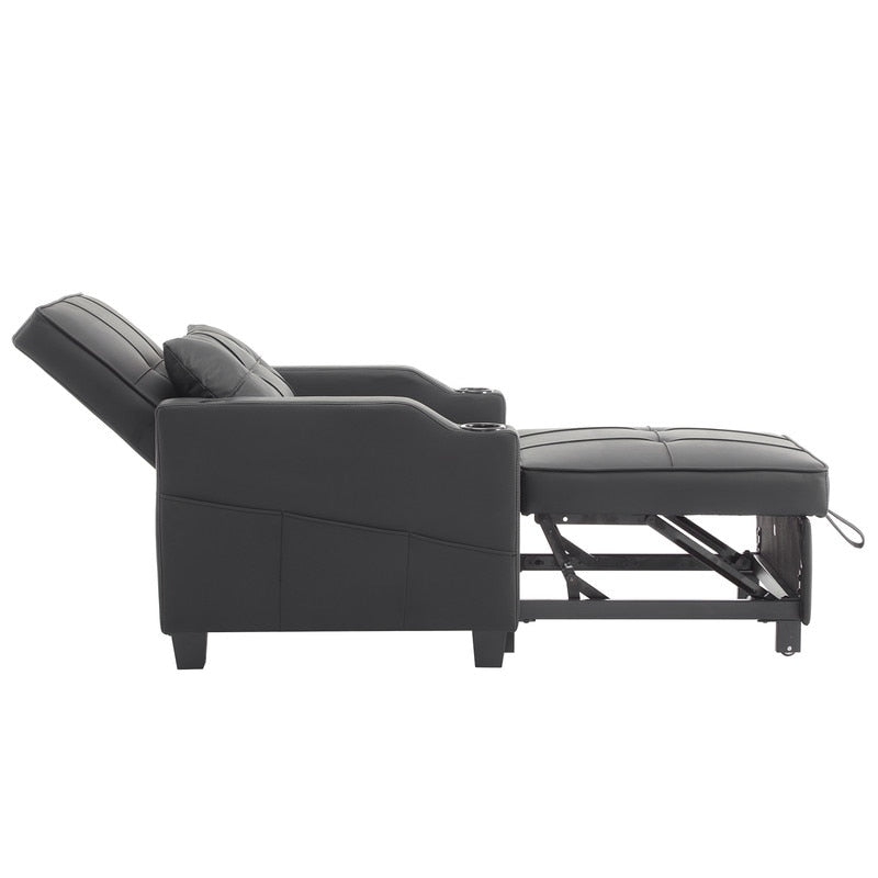 Poltrona letto, divano letto 3 in 1, poltrona reclinabile regolabile, poltrona, divano, letto, biancheria