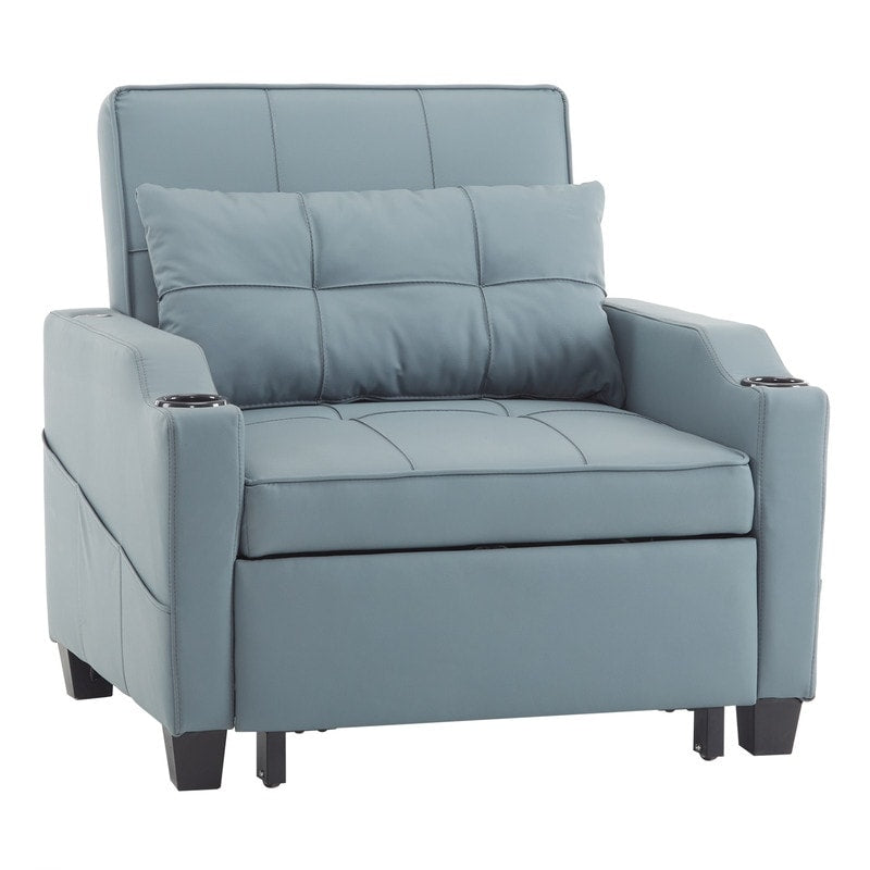 Poltrona letto, divano letto 3 in 1, poltrona reclinabile regolabile, poltrona, divano, letto, biancheria