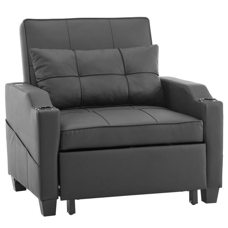 Poltrona letto, divano letto 3 in 1, poltrona reclinabile regolabile, poltrona, divano, letto, biancheria