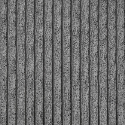 Divano letto trasformabile in chaise longue da 37,4 pollici, in velluto a coste, con porte USB e due portabicchieri.