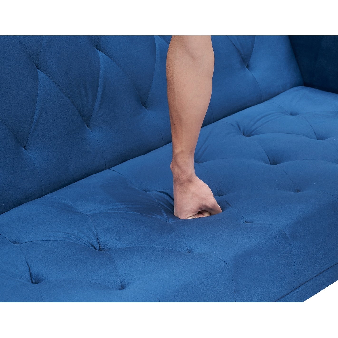 Divano letto matrimoniale pieghevole trasformabile per soggiorno