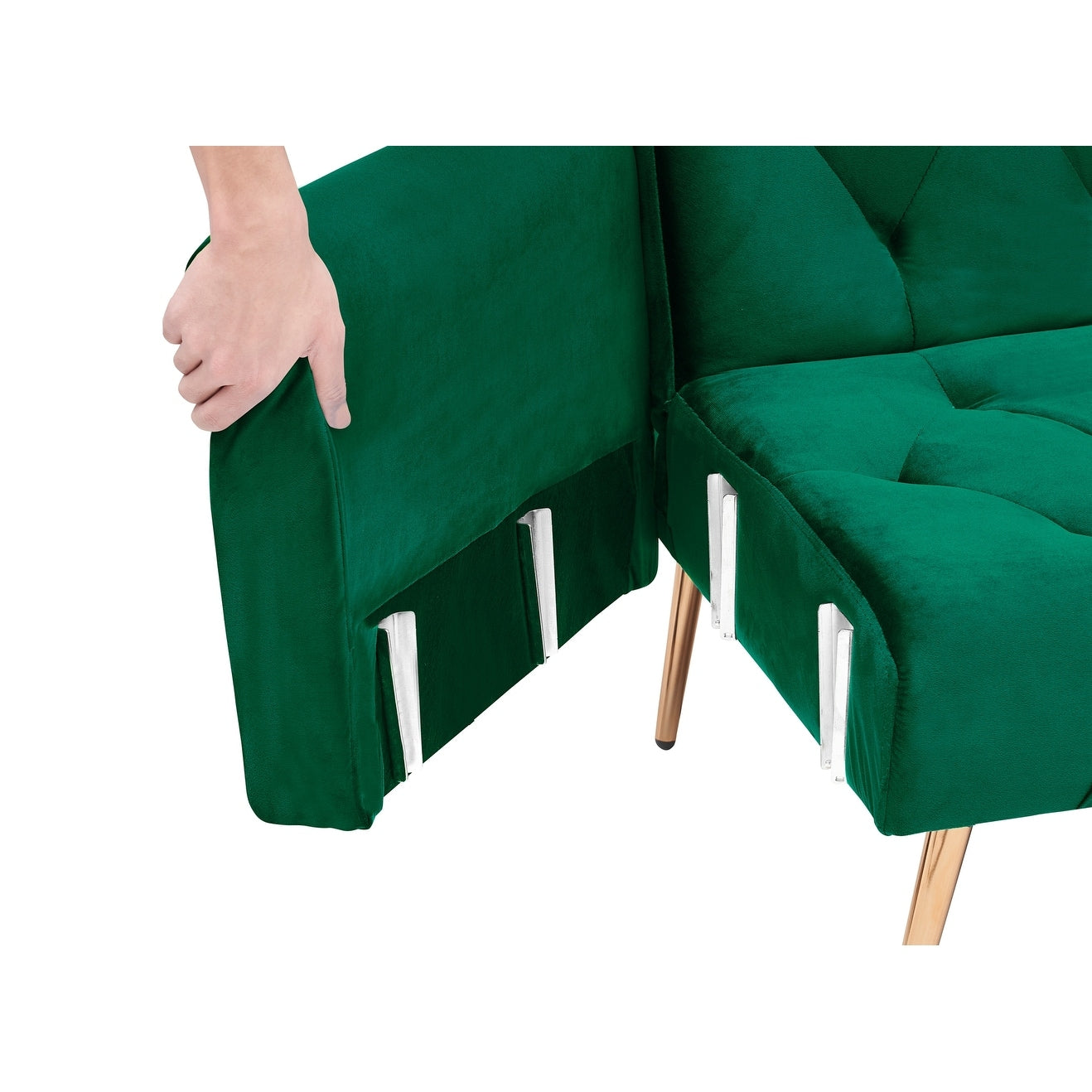 Divano letto matrimoniale pieghevole trasformabile per soggiorno