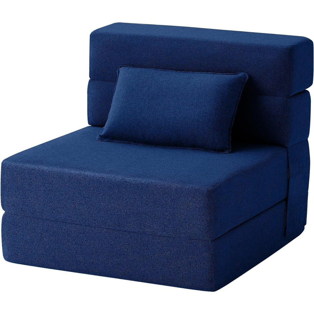 Divano letto pieghevole trasformabile - Poltrona letto moderna in lino con cuscino e materasso pieghevole per soggiorno/camera da letto/ospiti