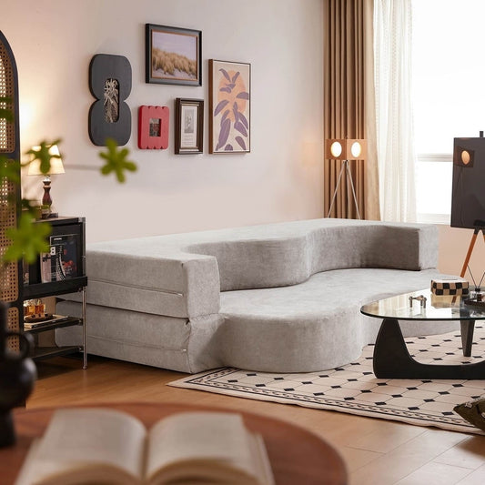 Divano letto pieghevole convertibile con schiuma ad alta densità per soggiorno, camera degli ospiti e camera da letto