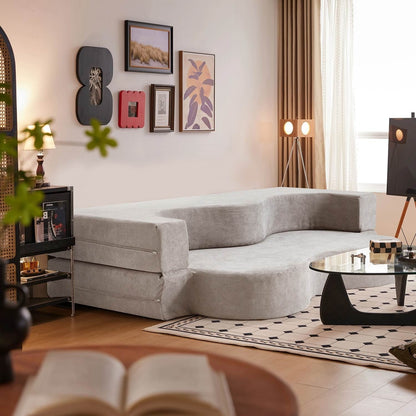 Divano letto pieghevole convertibile con schiuma ad alta densità per soggiorno, camera degli ospiti e camera da letto
