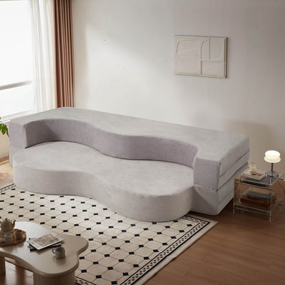 Divano letto pieghevole convertibile con schiuma ad alta densità per soggiorno, camera degli ospiti e camera da letto