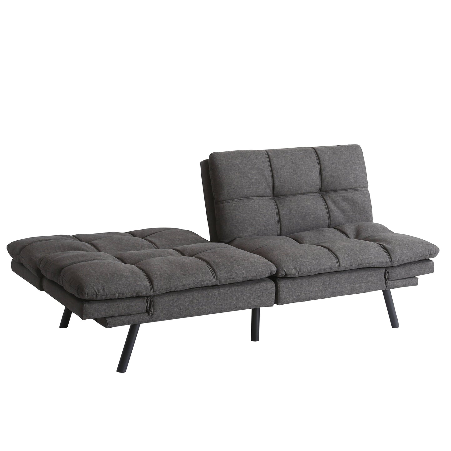 Divano letto futon trasformabile, divano letto pieghevole moderno