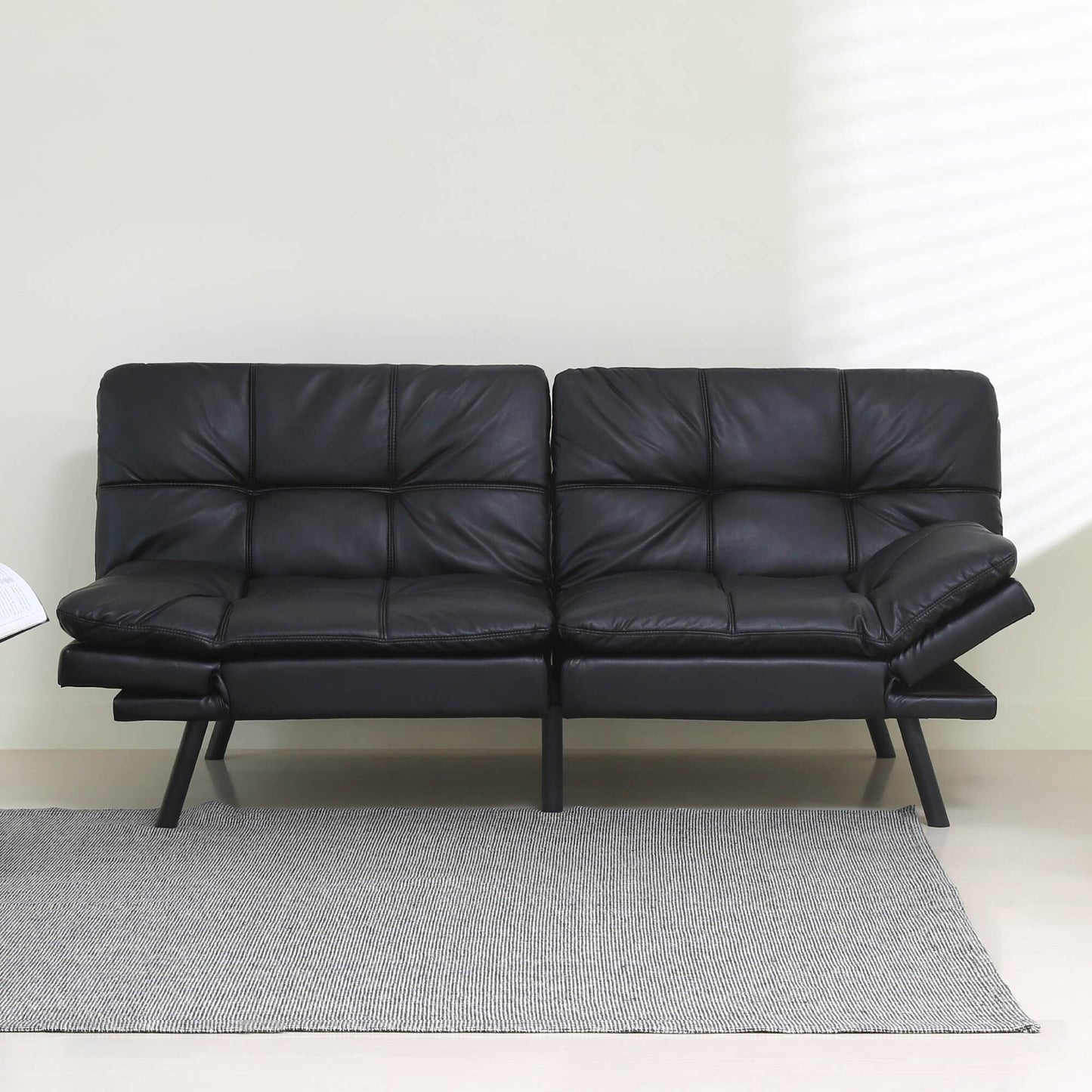 Divano letto futon trasformabile, divano letto pieghevole moderno