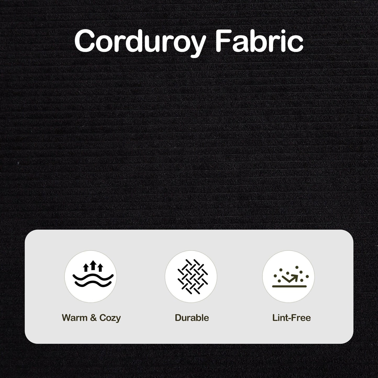 Divano letto trasformabile con cuscino, divano letto pieghevole in velluto a coste 4 in 1 con struttura fissa