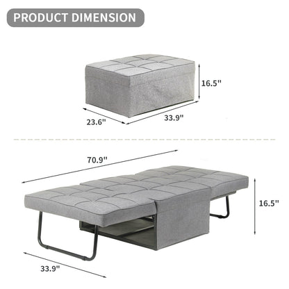 Divano letto trasformabile, poltrona, pouf pieghevole, poltrone reclinabili per soggiorno