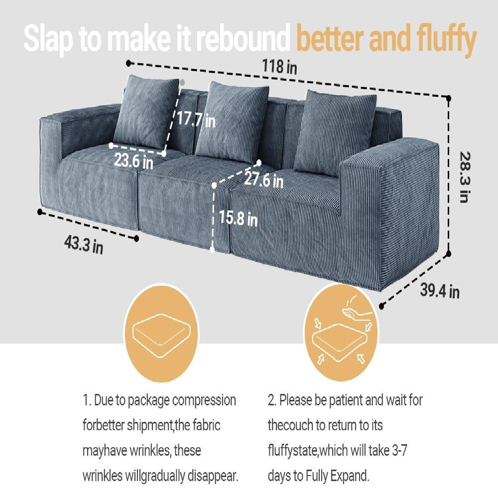 Divano letto trasformabile in Tofu Block