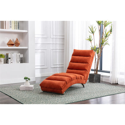 Chaise longue in lino per interni - 58,27 x 21,65 x 34,25