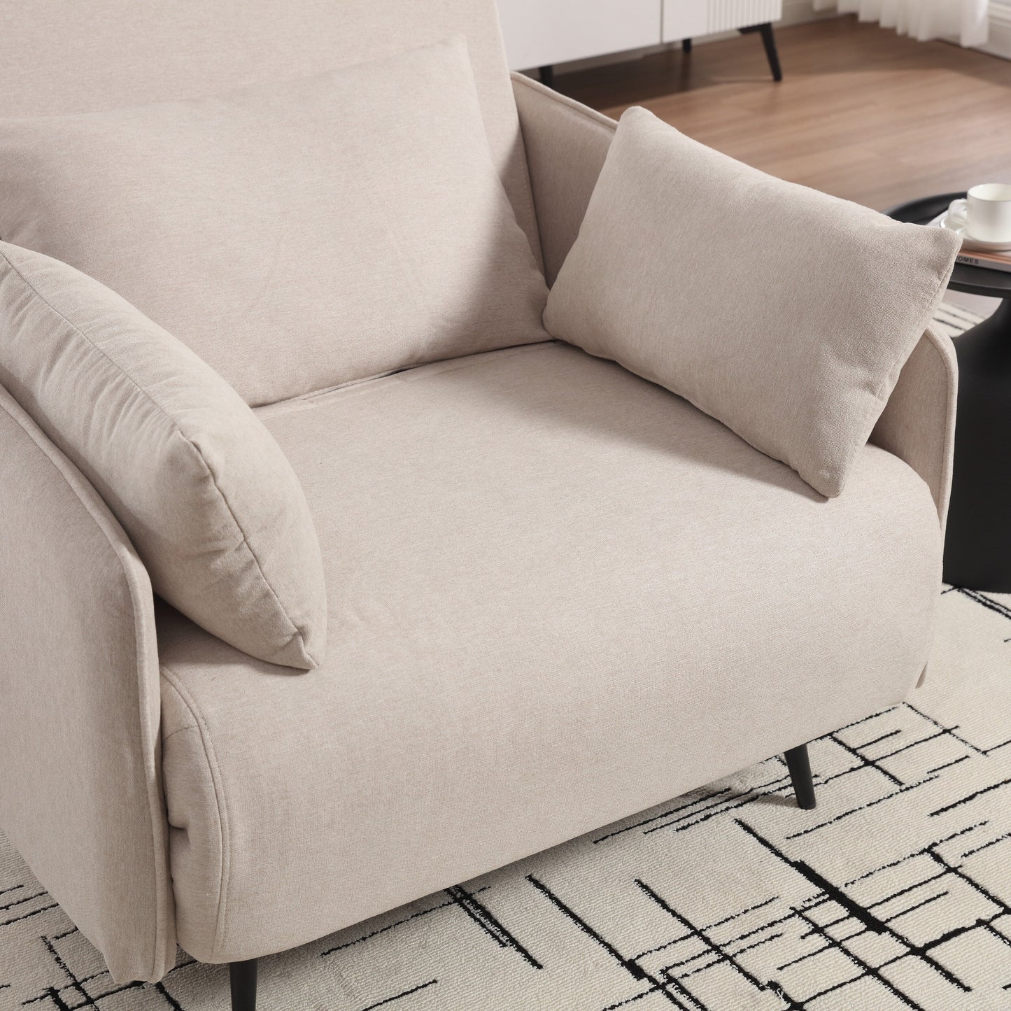 Divano regolabile multifunzionale Coolmore, poltrona trasformabile e letto per gli ospiti