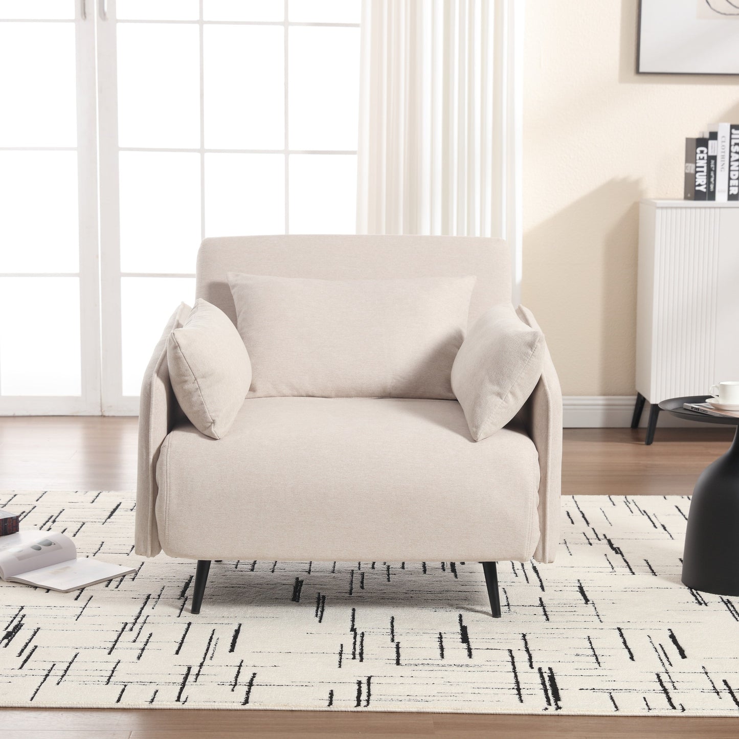 Divano regolabile multifunzionale Coolmore, poltrona trasformabile e letto per gli ospiti